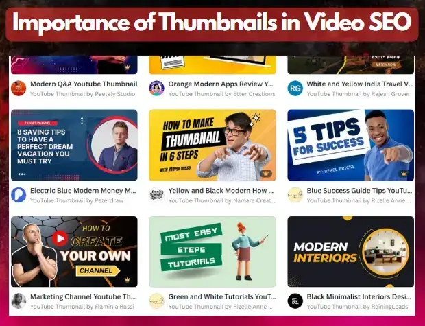 The Role of Thumbnails in Video SEO