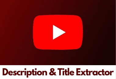 Youtube Description Extractor